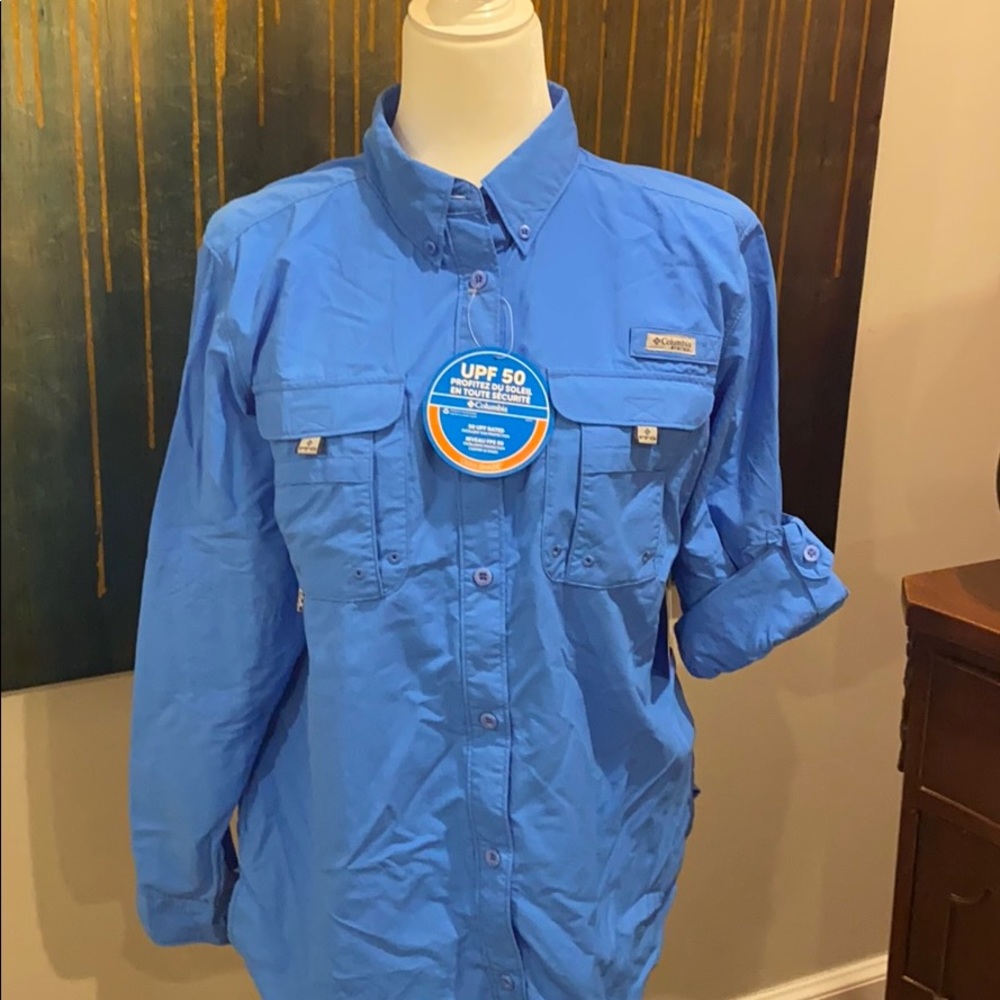 Columbia fishing sun shirt upf50